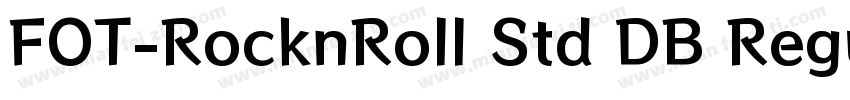 FOT-RocknRoll Std DB Regular字体转换